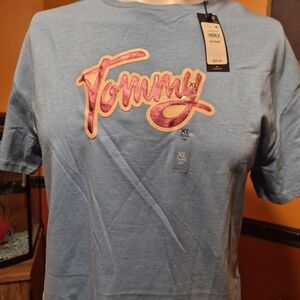 Tommy Hillfigure Blue Graphic T-Shirt